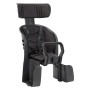 [JPN Warehouse] 194431 Bicycle Rear-mounted Safety Seat for Children, with Seat Belt & Handle & Height Adjustable Headrest, Suitable for 24-27 inch Bicycle(Black)